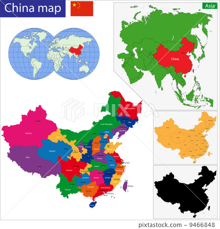 China map 9466848