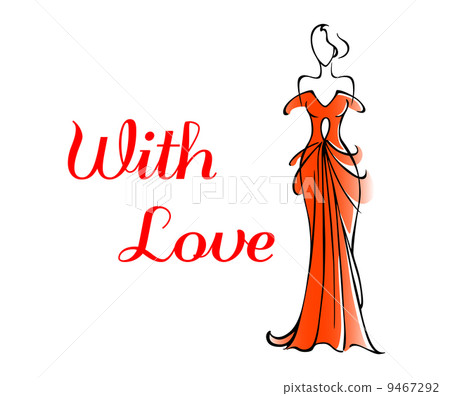 Elegant Valentines card for a loved one 9467292