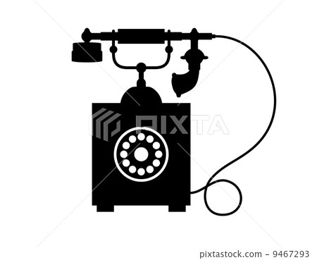 Old vintage telephone Old vintage telephone 9467293