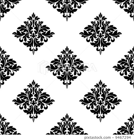 Diamond shaped seamless arabesque pattern 9467294