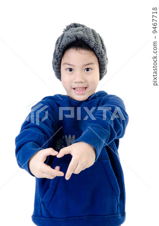 Little asian smile boy wearing winter clothes Little asian smile boy wearing winter clothes 9467718