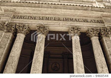 Building fragment (Rome, Italy).. Building fragment (Rome, Italy).. 9468544