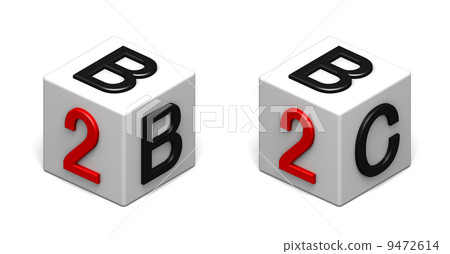 B 2 B · B 2 C - Stock Illustration [9472614] - PIXTA