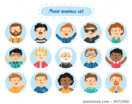 Male avatars Male avatars 9472900