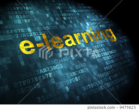 Education concept: E-learning on digital background Education concept: E-learning on digital background 9475623