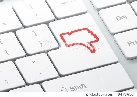 Social network concept: Unlike on computer keyboard background Social network concept: Unlike on computer keyboard background 9475693