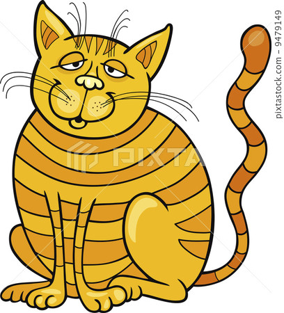 Happy Yellow Cat 9479149