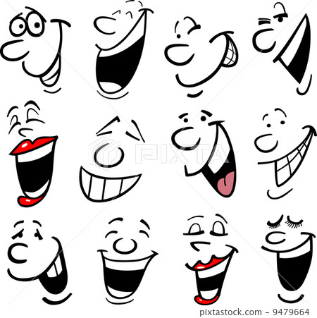 Cartoon emotions illustration 9479664