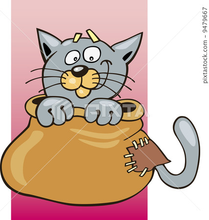 Cat in sack 9479667