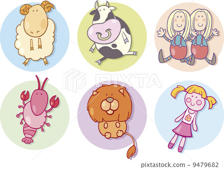 six cute zodiac signs 9479682
