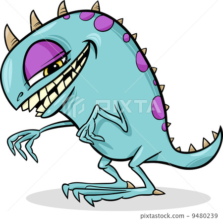 cartoon funny monster illustration cartoon funny monster illustration 9480239