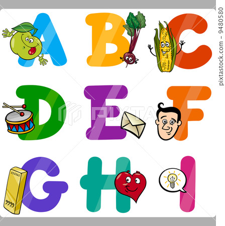 Education Cartoon Alphabet Letters for Kids 9480580
