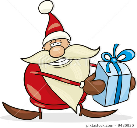 Santa claus with gift Santa claus with gift 9480920