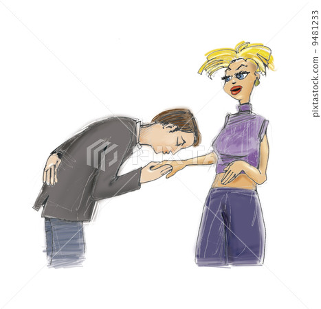 kiss on a hand kiss on a hand 9481233