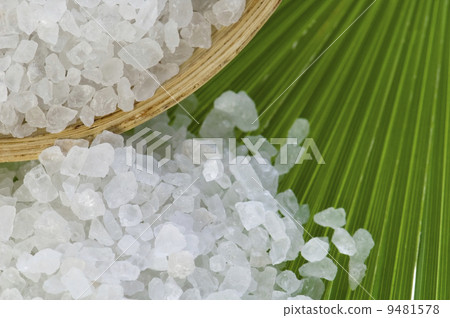 bath salt and palm leaf bath salt and palm leaf 9481578