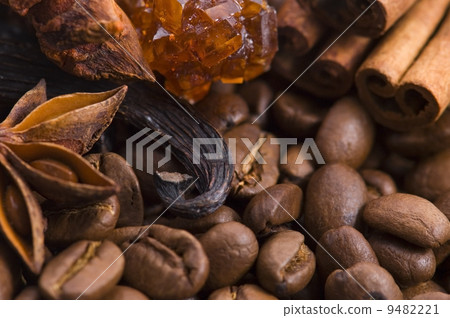 aroma coffe. ingredients. 9482221