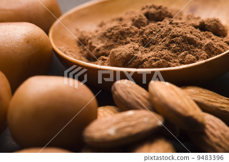 Marzipan potatoes with ingredients 9483396