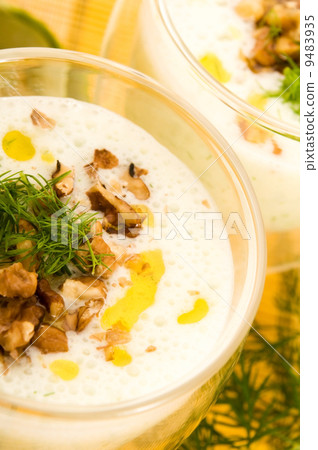 Tarator - traditional bulgarian cold summer soup Tarator - traditional bulgarian cold summer soup 9483935