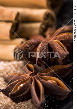 aromatic spices with brown sugar aromatic spices with brown sugar 9484179
