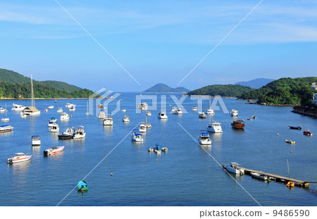 yachts in bay yachts in bay 9486590
