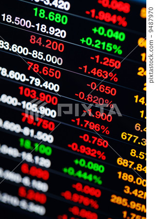 Stock market data on display 9487970