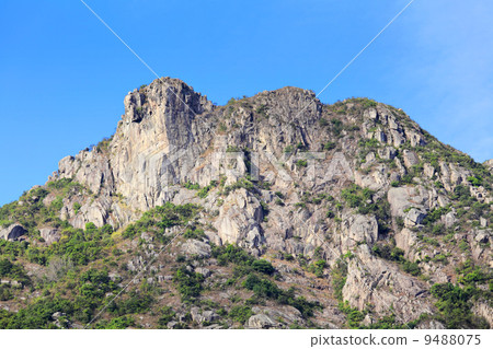 Lion rock mountain in Hong Kong Lion rock mountain in Hong Kong 9488075