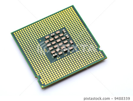 CPU isolated on white background CPU isolated on white background 9488339