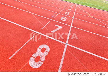 Running track start line Running track start line 9488832