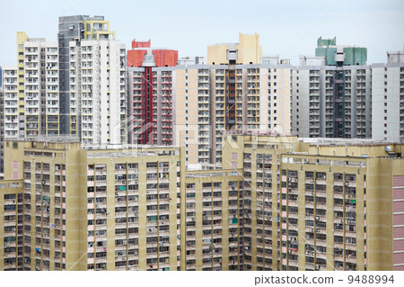 apartment block in Hong Kong 9488994