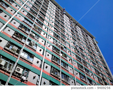 public apartment block in Hong Kong public apartment block in Hong Kong 9489256