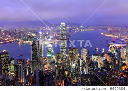 Hong Kong night 9490684