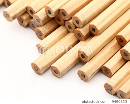 New pencil on white background New pencil on white background 9490853