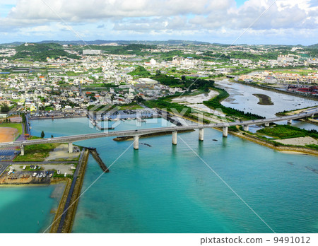 aerial photo of okinawa japan 9491012