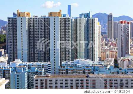 apartment building in Hong Kong 9491204