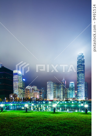 Hong Kong city at night Hong Kong city at night 9491514