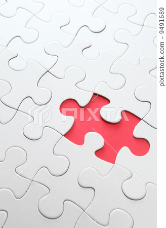 puzzle with missing red piece 9491689
