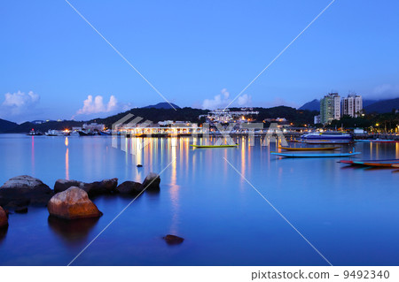 Seascape at evening 9492340