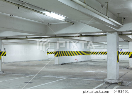 underground parking lot underground parking lot 9493491
