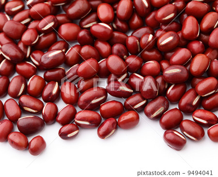 Red Bean Adzuki on white background Red Bean Adzuki on white background 9494041