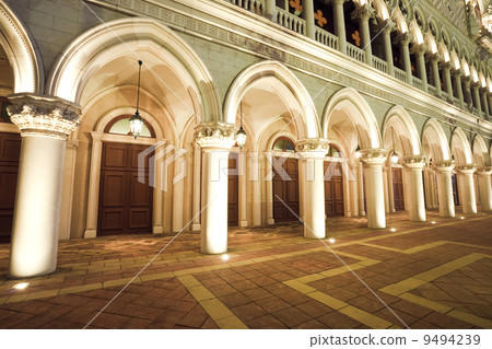 corridor, italian building style corridor, italian building style 9494239