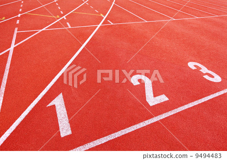 Running track start line Running track start line 9494483