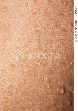 Water on Skin Detail Water on Skin Detail 9495259