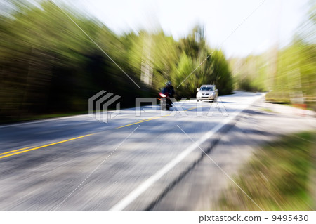 Speeding Car 9495430