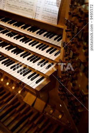 Old Pipe Organ 9495572