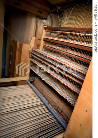 Old Pipe Organ Interior Old Pipe Organ Interior 9495616