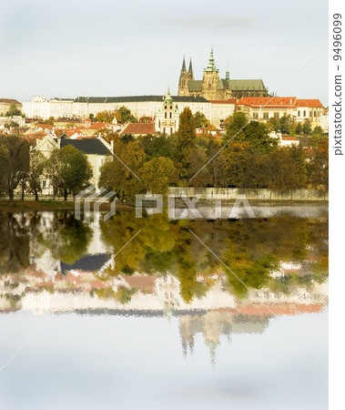 Prague Castle and River 9496099