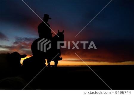 Cowboy Silhouette 9496744