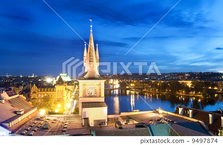 Night Cityscape - Prague 9497874
