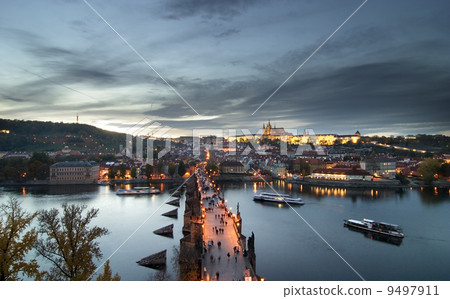 Prague Castle Cityscape 9497911