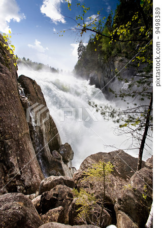 Waterfall in forest Waterfall in forest 9498389